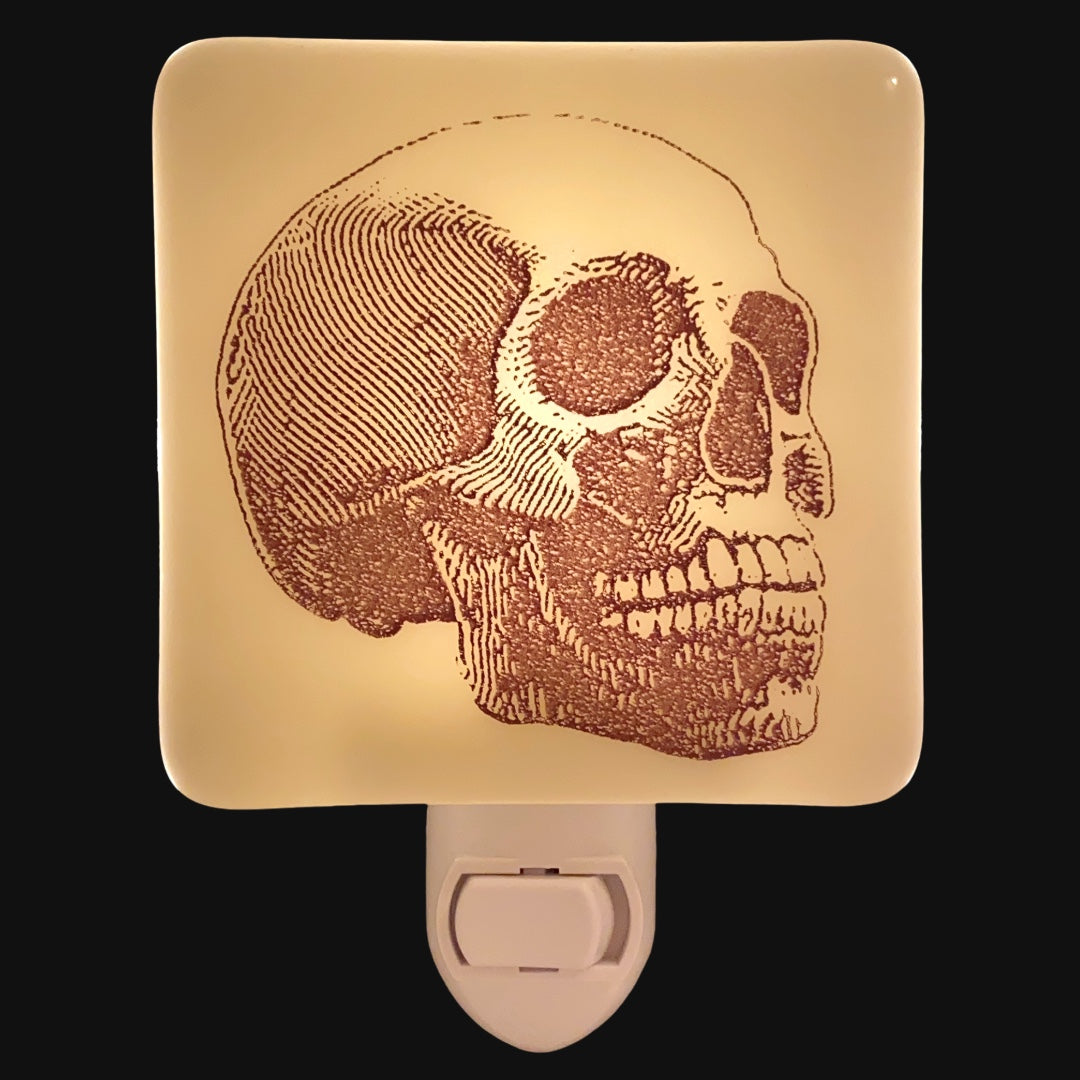 Skull Engraved  Night Light