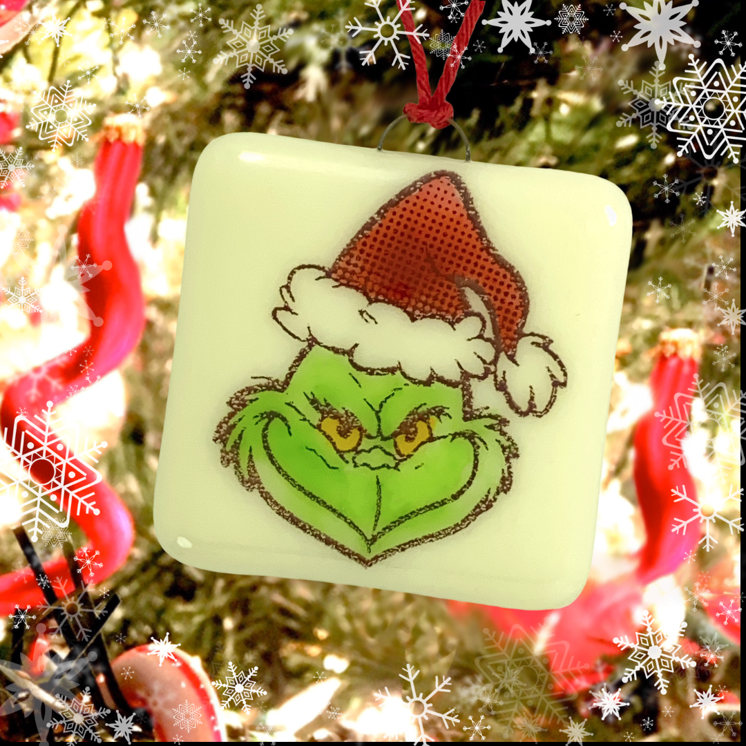 The Grinch Ornament - Hand Painted