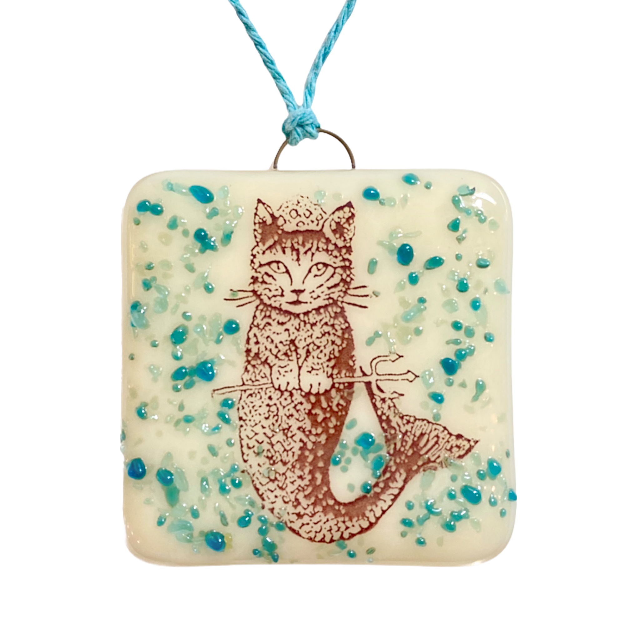 Purrmaid Cat Mermaid Ornament