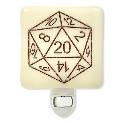 Dungeons and Dragons 20 Sided Die Night Light