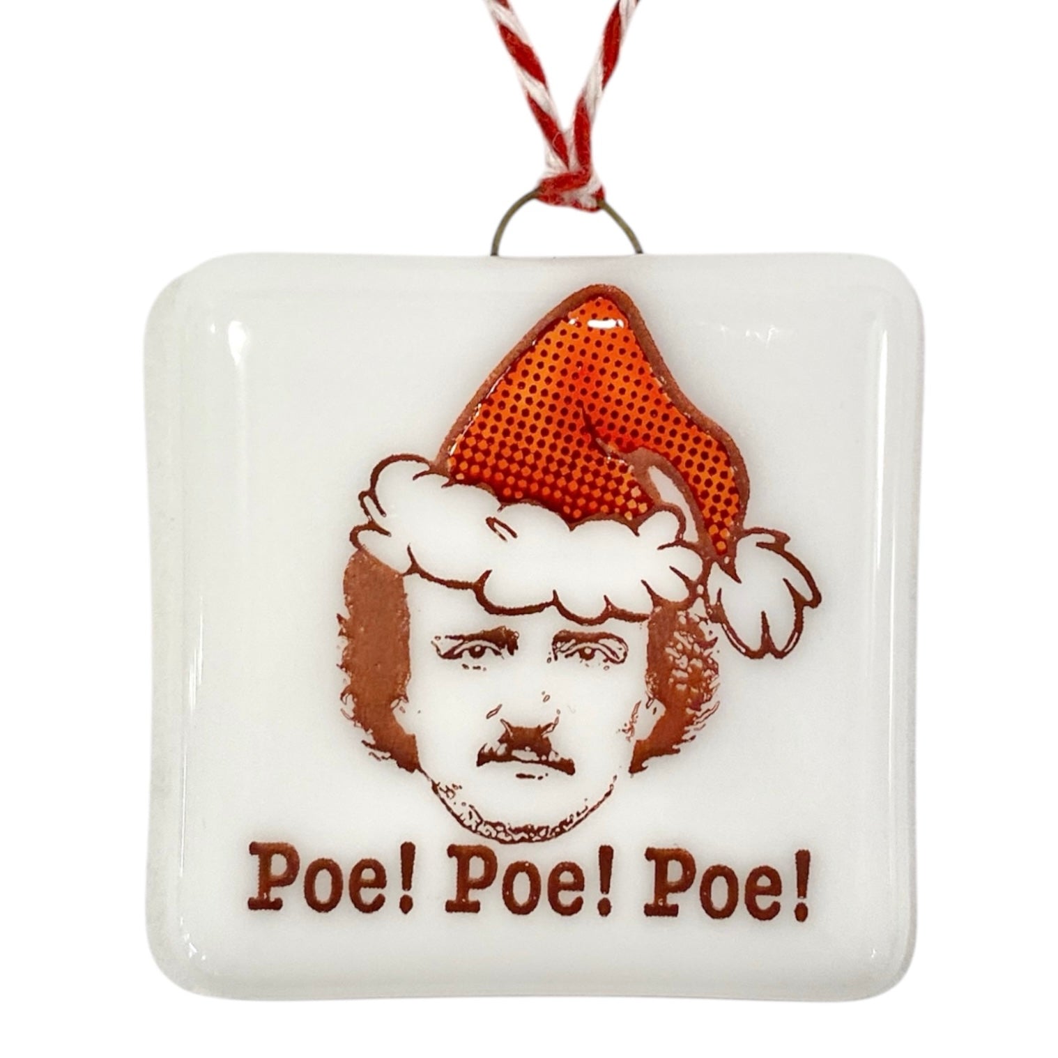 Edgar Allan Poe Ornament "Poe, Poe, Poe”