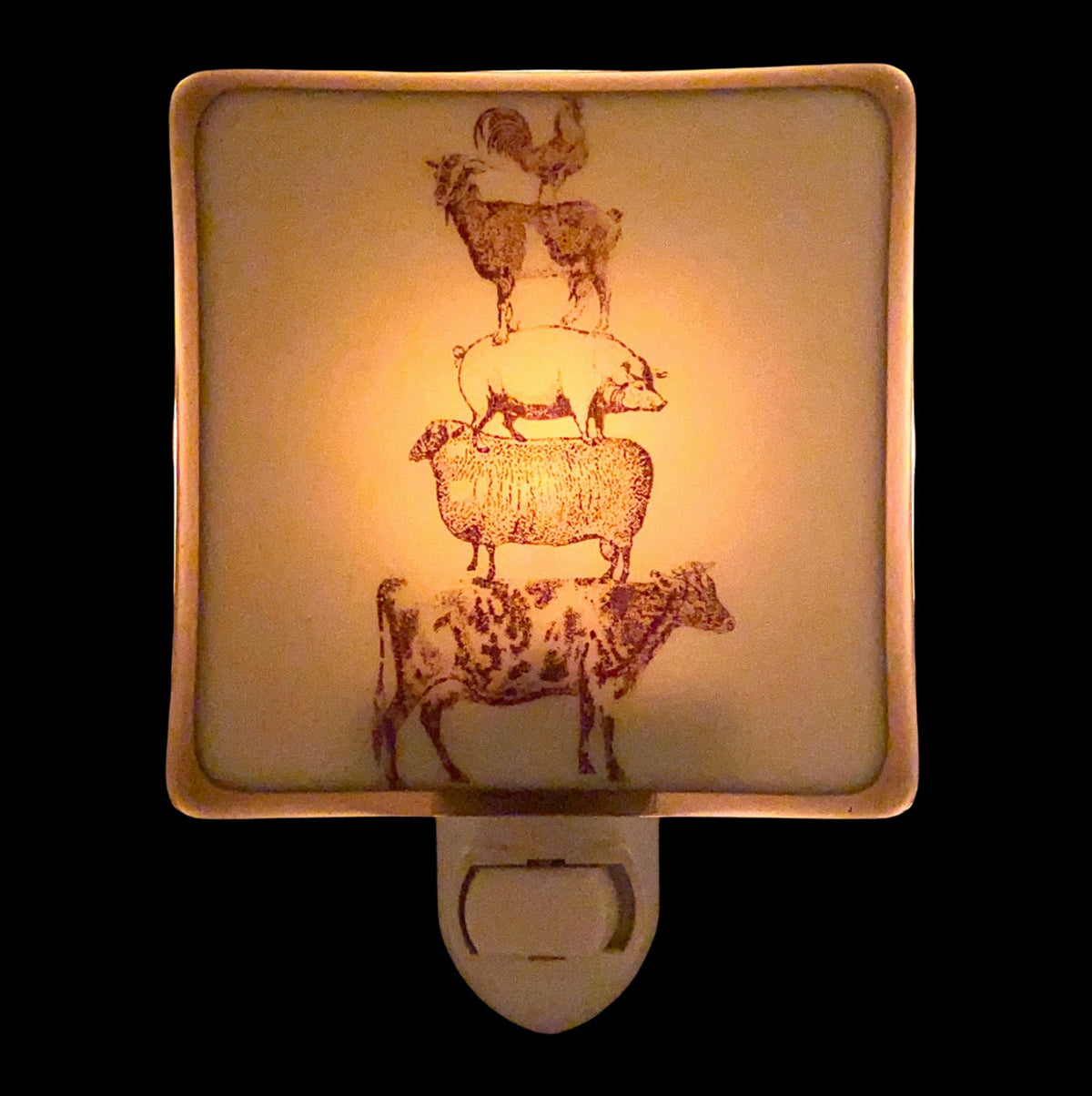 Farm Animal Stack Night Light