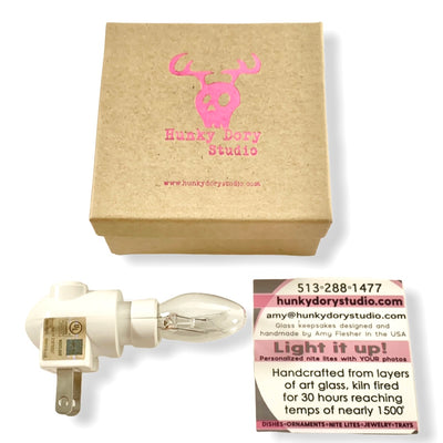 Elephant Mom and Baby Tag-A-Long Night Light