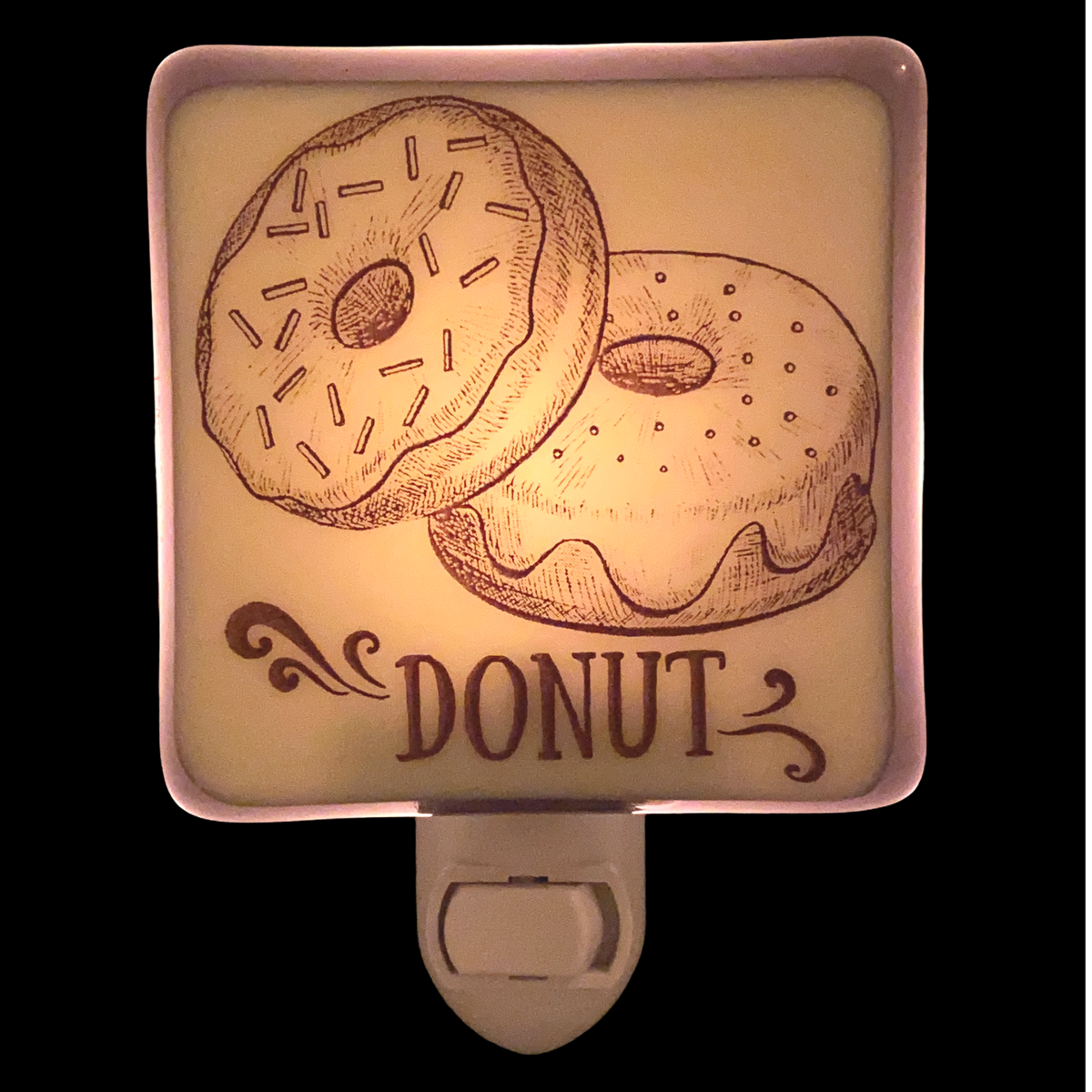 Pink Frosted Donuts Night Light