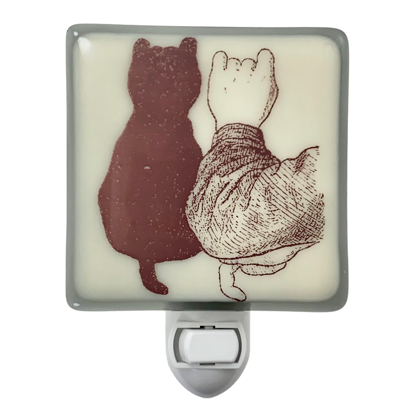 Cat Shadow Puppet Night Light
