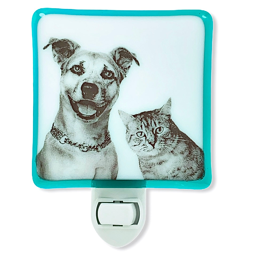 Cat and Dog Night Light