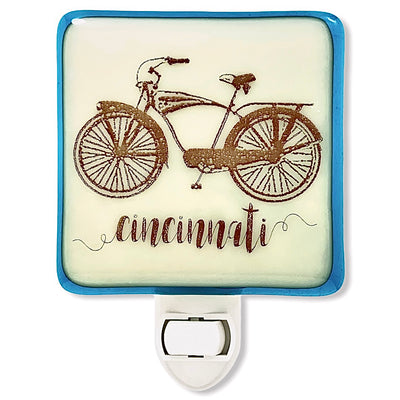 Personalized Bicycle Night Light with Name or City