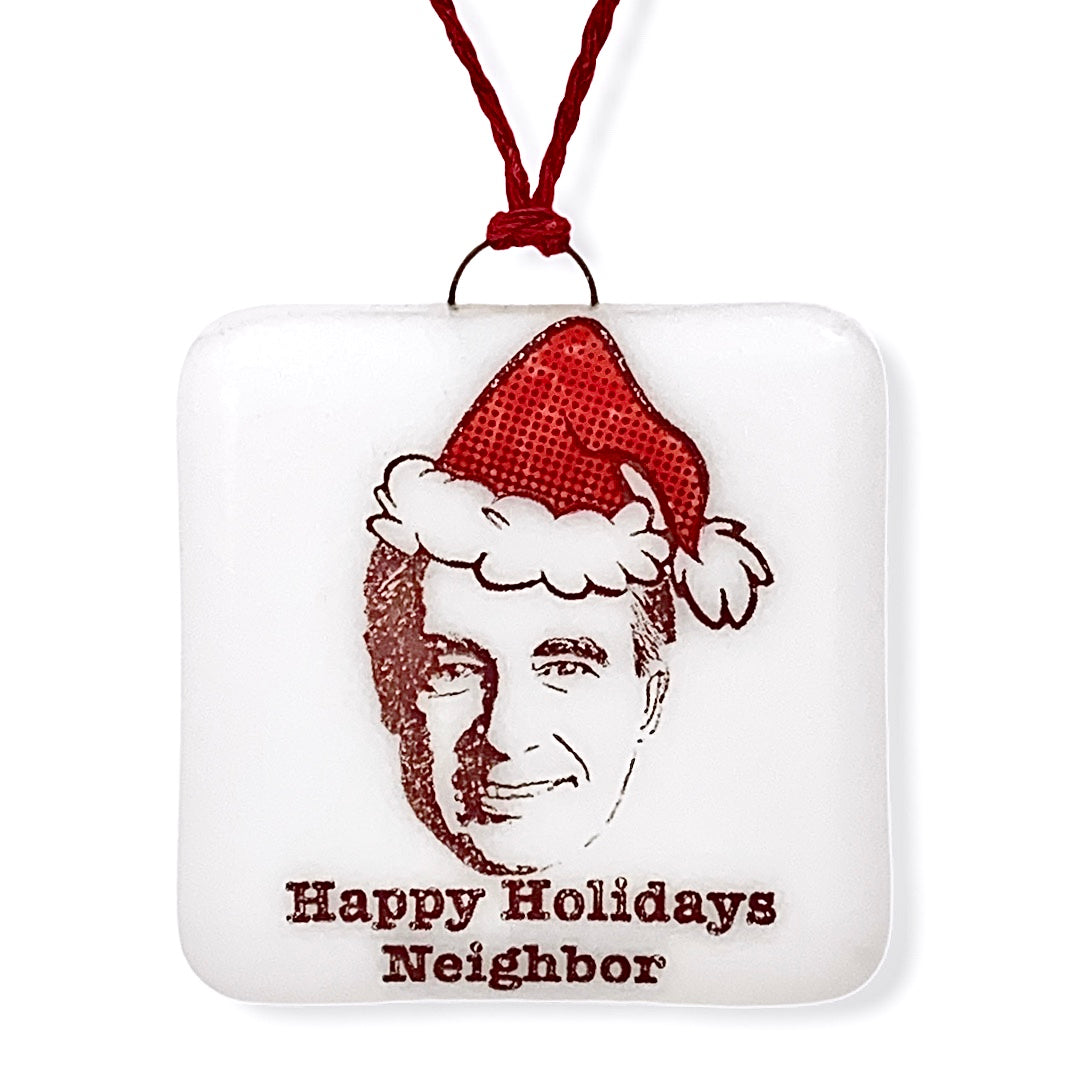 Mr. Rogers Ornament "Happy Holidays Neighbor"