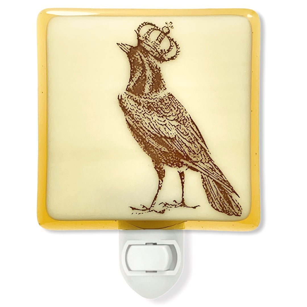 Crow With Crown Night Light