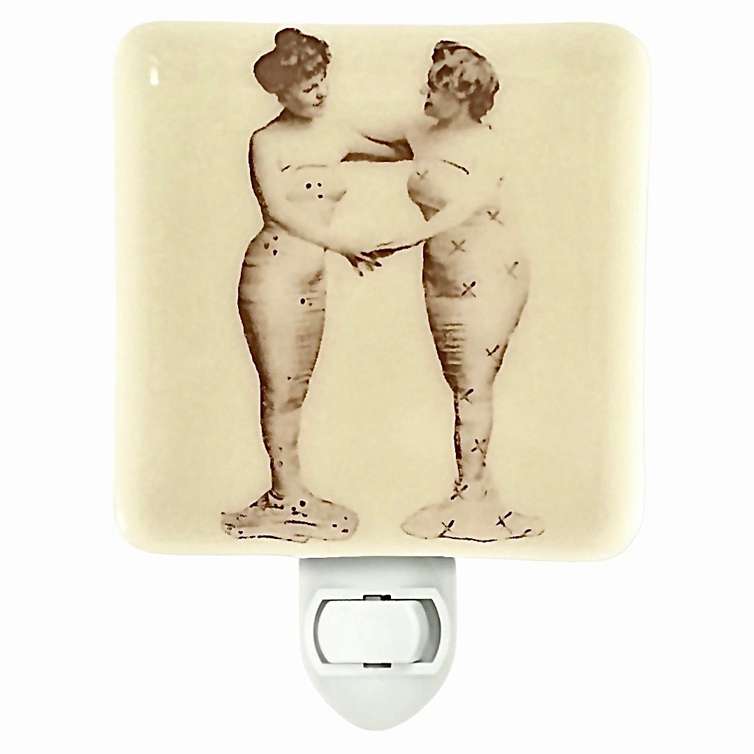 Victorian Ladies in Mermaid Dresses Night Light