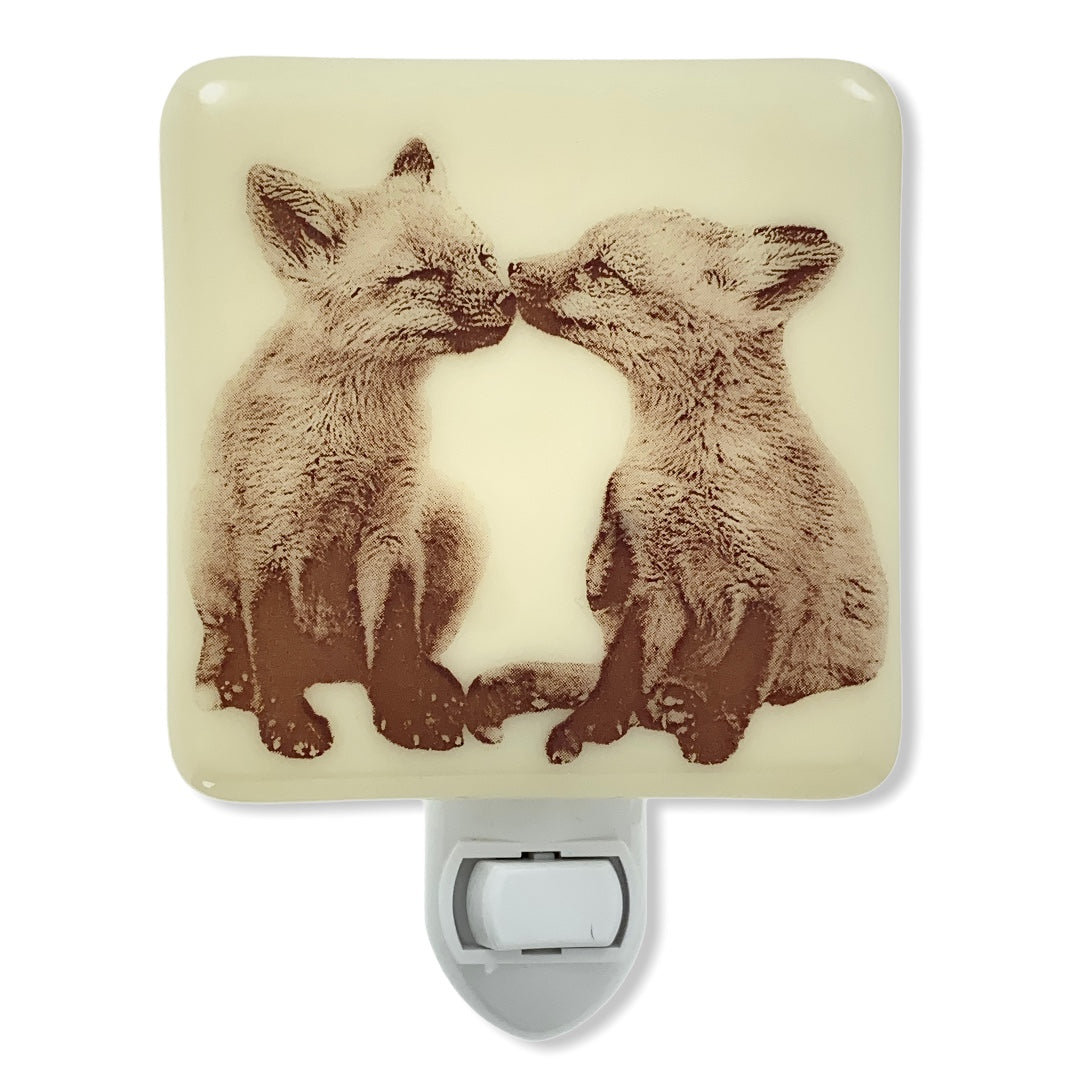 Fox Kiss Night Light