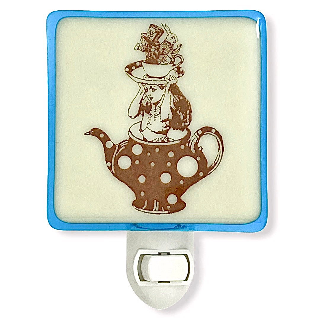 Alice in Wonderland Teapot Night Light