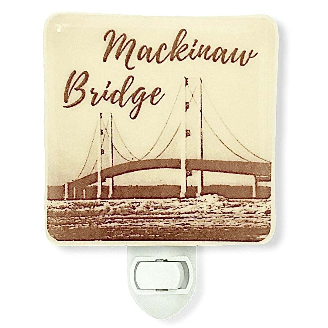 Mackinaw Bridge Michigan Night Light