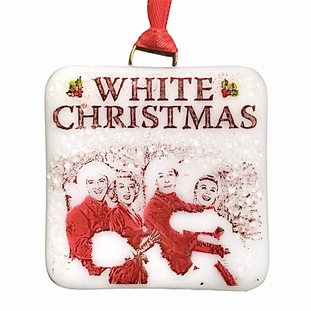 White Christmas Movie Bing Crosby Ornament - Hand-painted