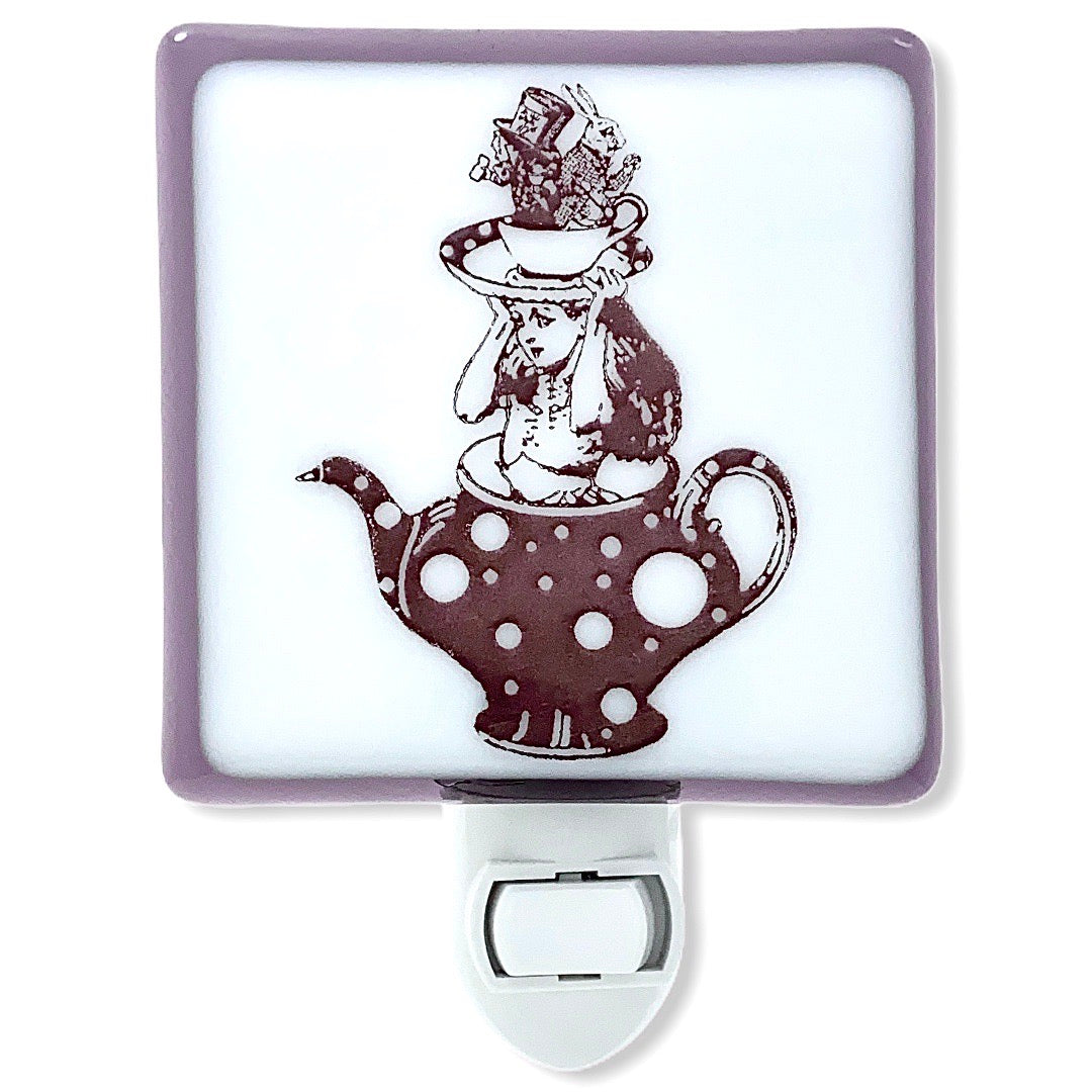 Alice in Wonderland Teapot Night Light