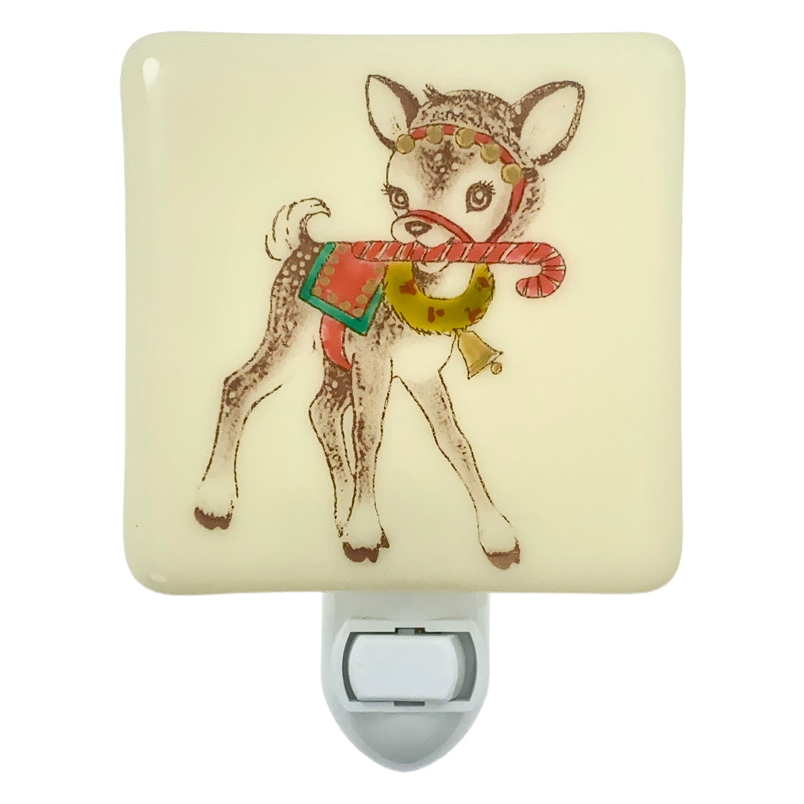 Retro Christmas Reindeer Night Light