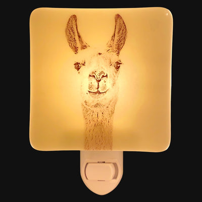 Llama Face Night Light