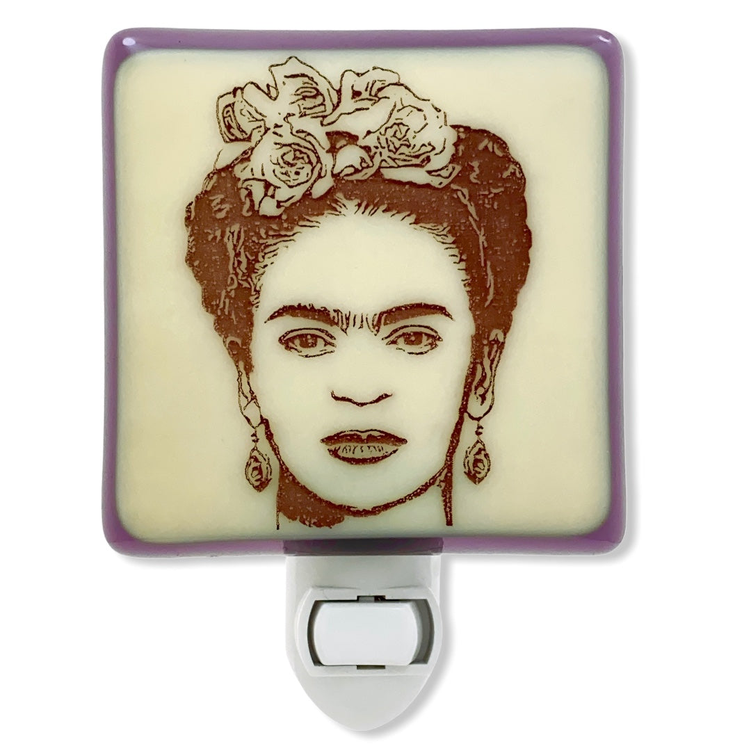 Frida Kahlo with Roses Night Light