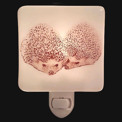 Two Baby Hedgehogs Night Light