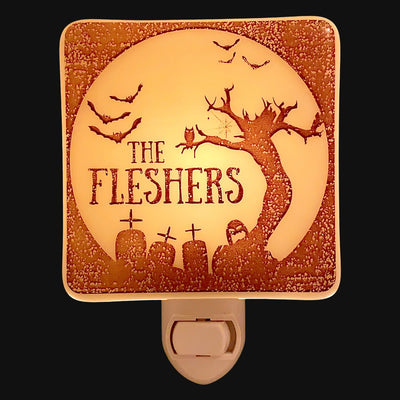 PERSONALIZED Halloween Scene Night Light with Name