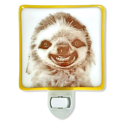 Sloth Baby Smiling Night Light