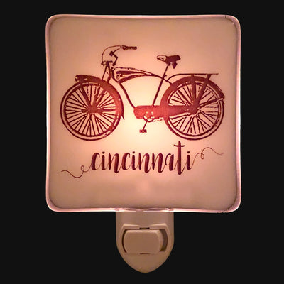 Cincinnati Ohio - Bicycle Night Light