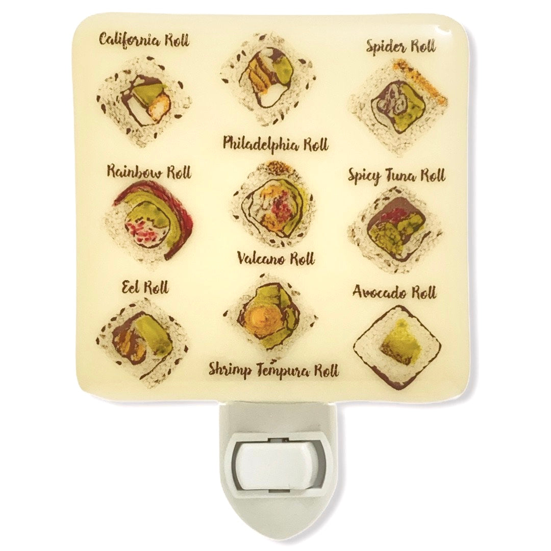 Sushi Menu Night Light