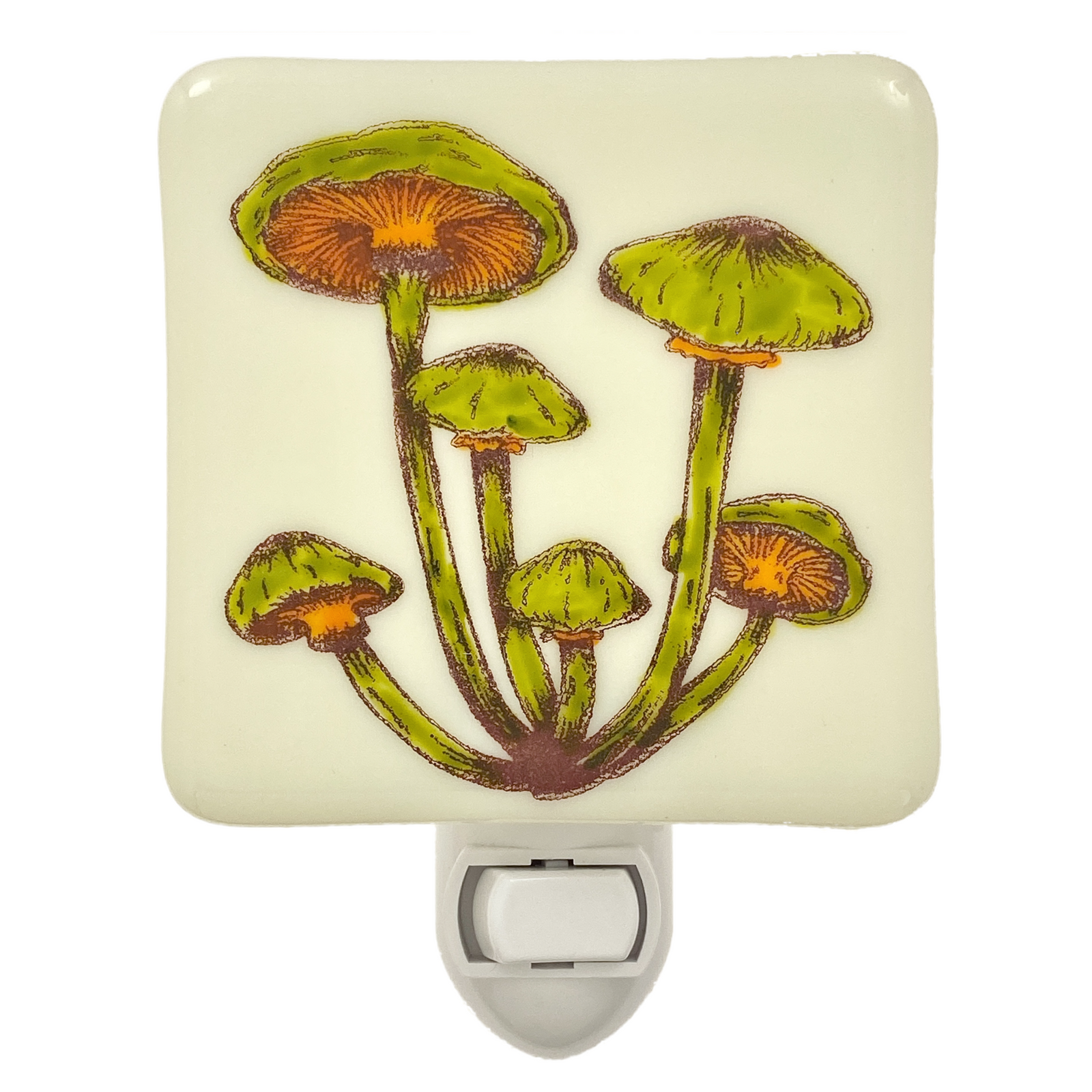 Mushroom Retro Hand Painted Night Light