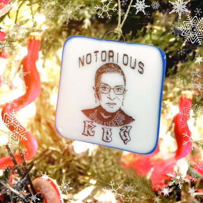 Ruth Bader Ginsburg “Notorious RBG” Ornament