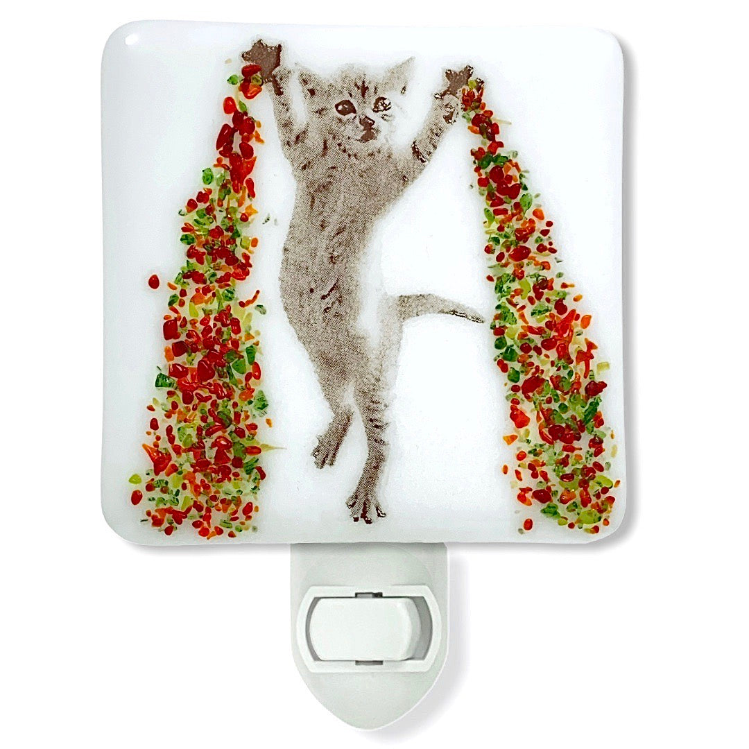 Christmas Magic Kitten Night Light