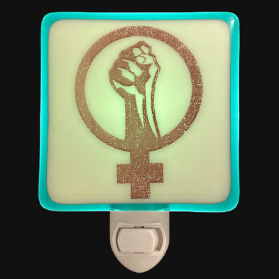 Woman Power Symbol Night Light