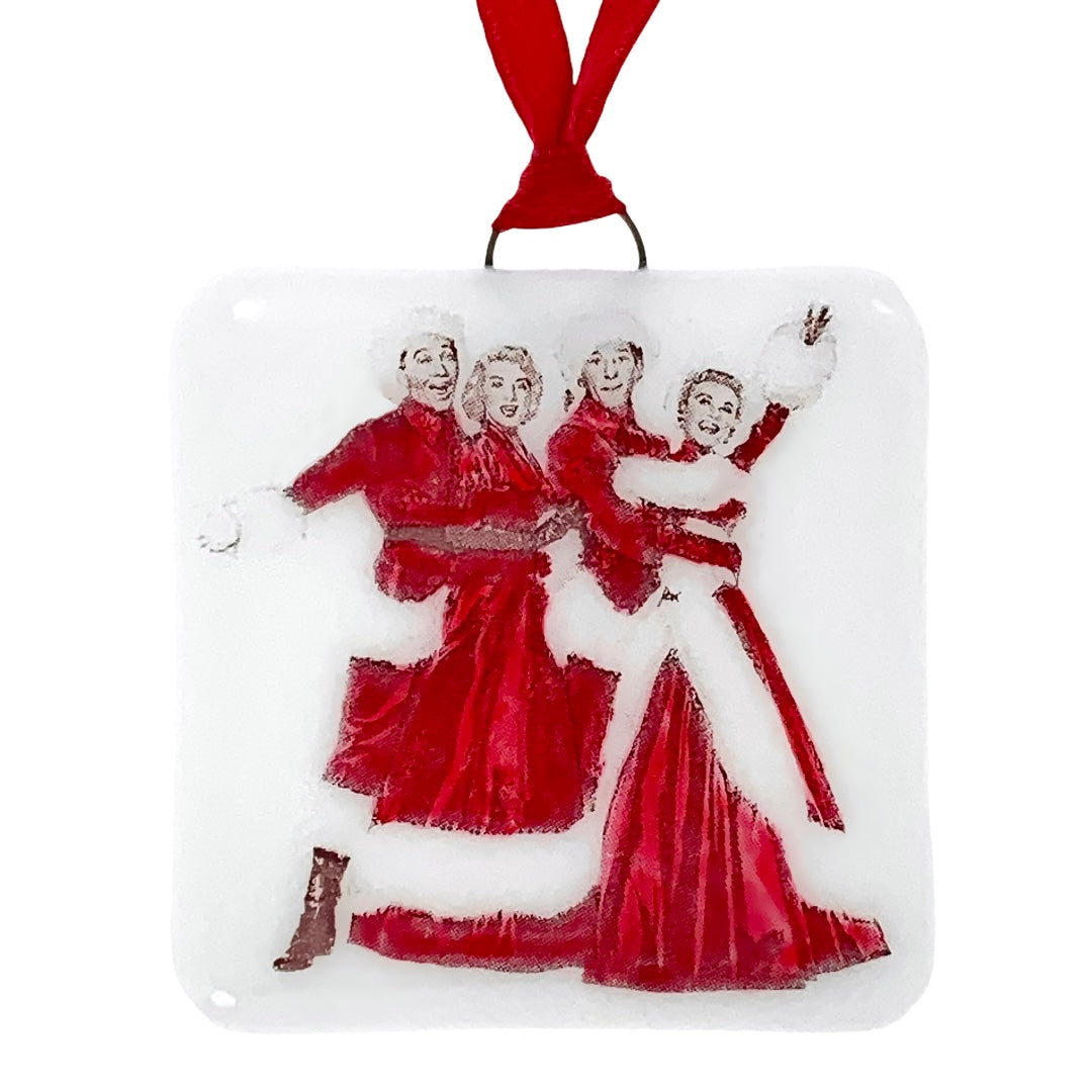 White Christmas Cast Bing Crosby Ornament - Hand Painted