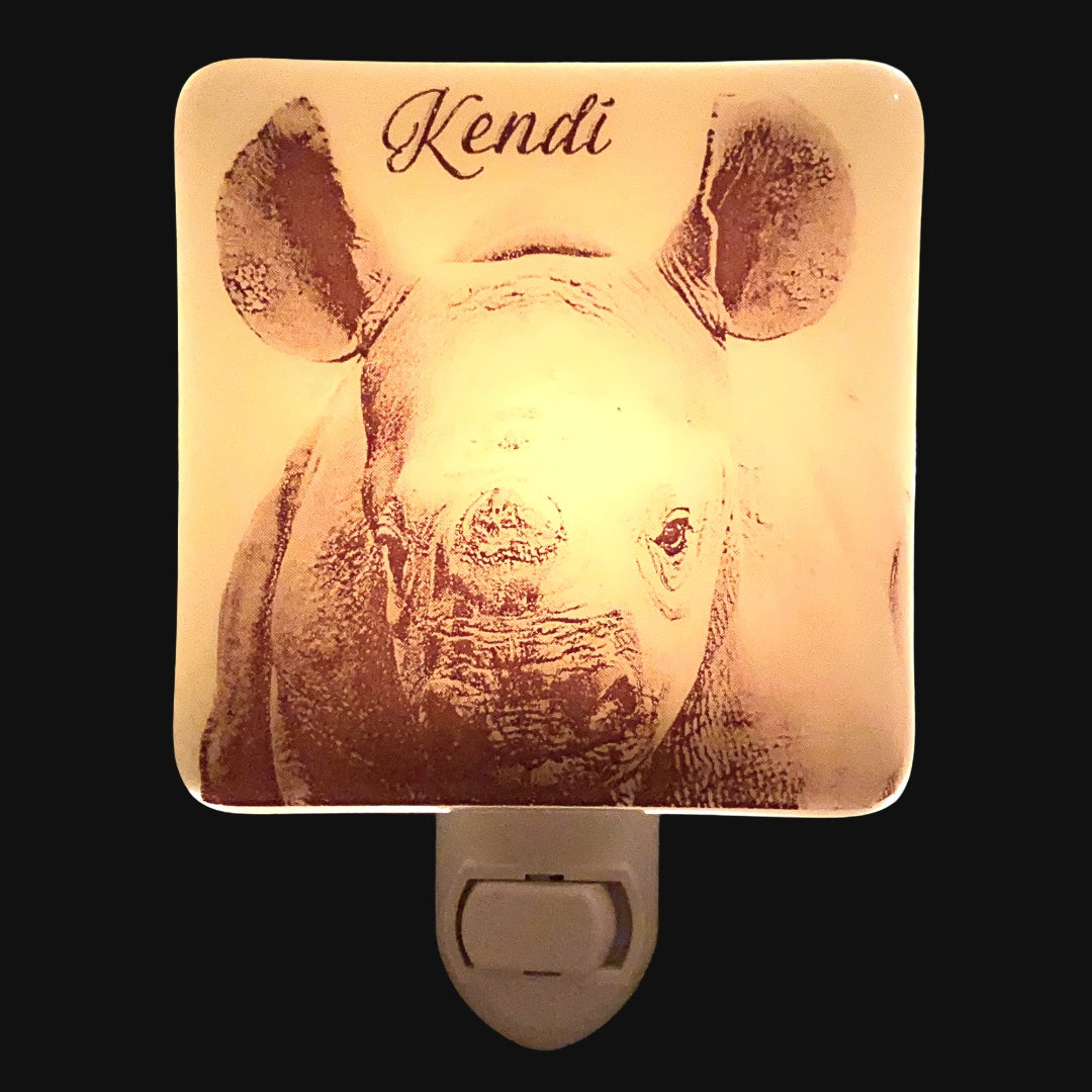 Cincinnati Ohio - Kendi Rhinoceros Night Light