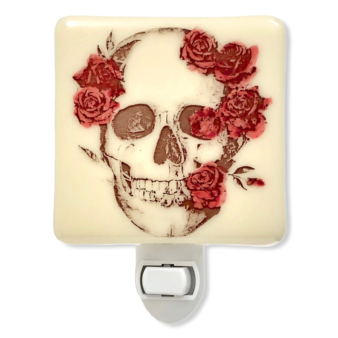 Skull and Roses Night Light