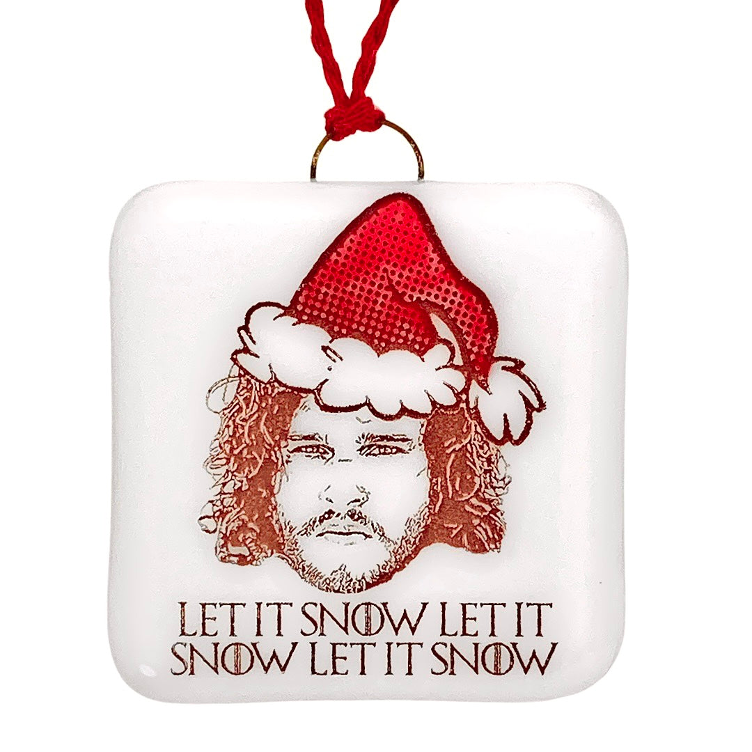 Game of Thrones - Jon Snow "Let It Snow, Let It Snow, Let it Snow" Ornament