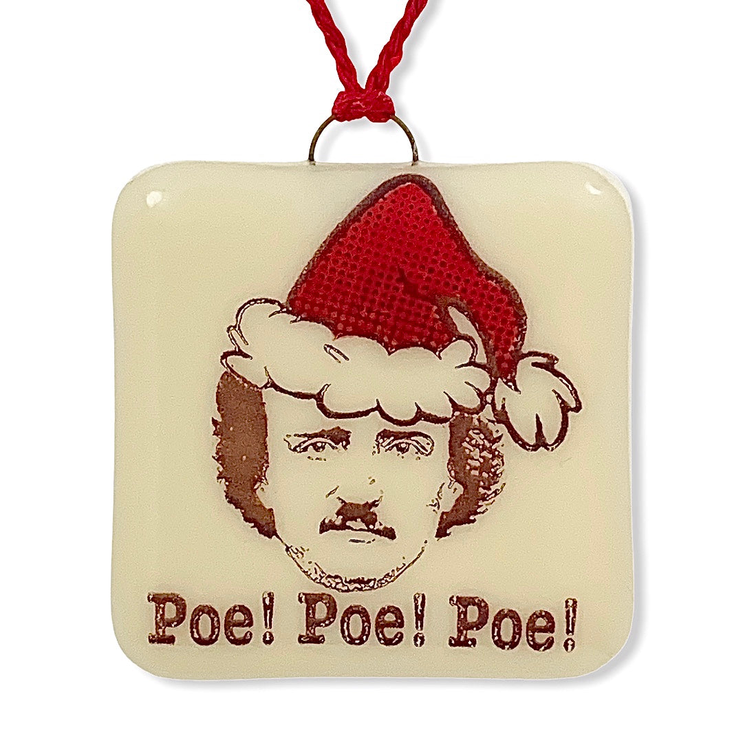 Edgar Allan Poe Ornament "Poe, Poe, Poe”