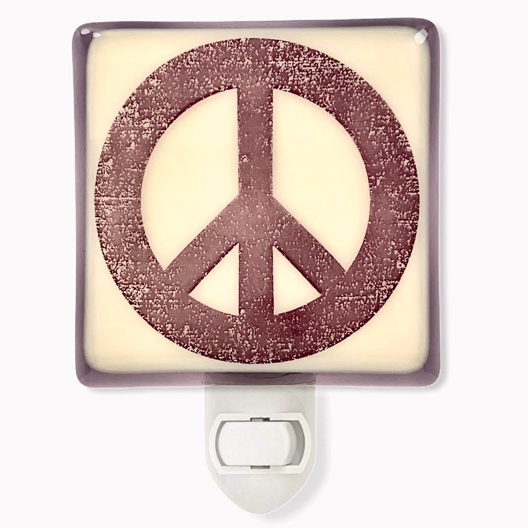 Peace Sign Symbol Night Light