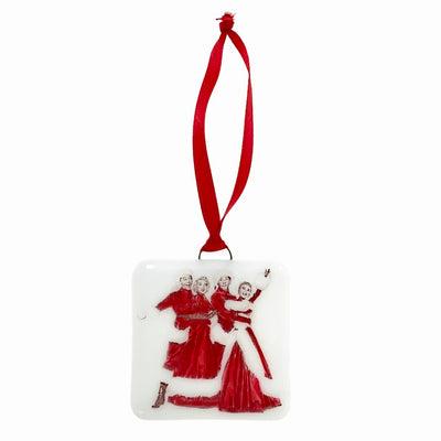 White Christmas Cast Bing Crosby Ornament - Hand Painted