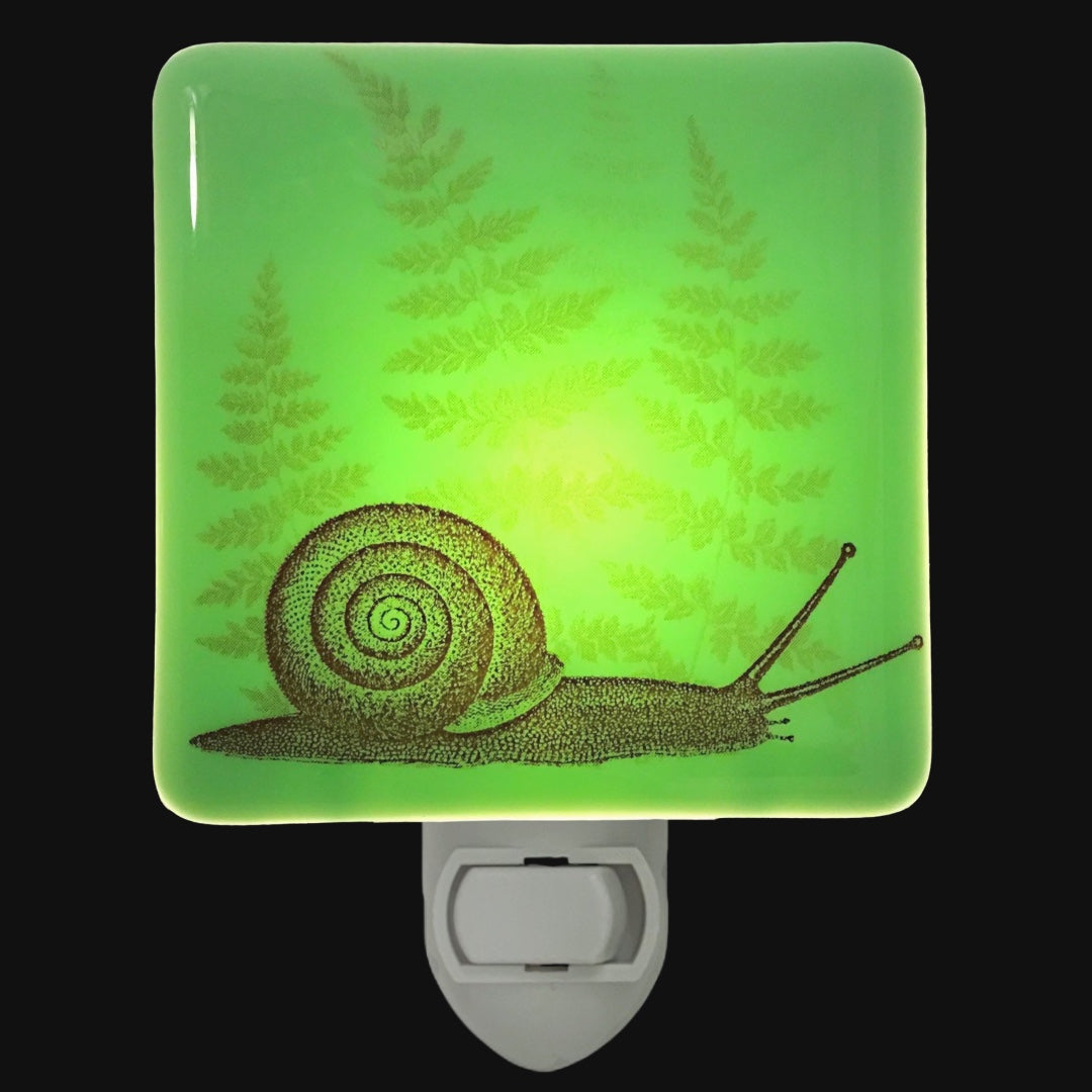 Snail and Ferns Night Light