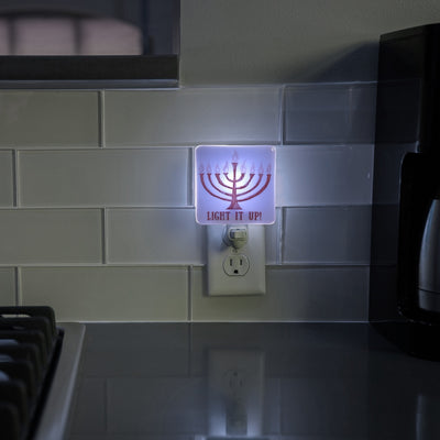 Hanukkah Menorah “Light it Up!” Night Light