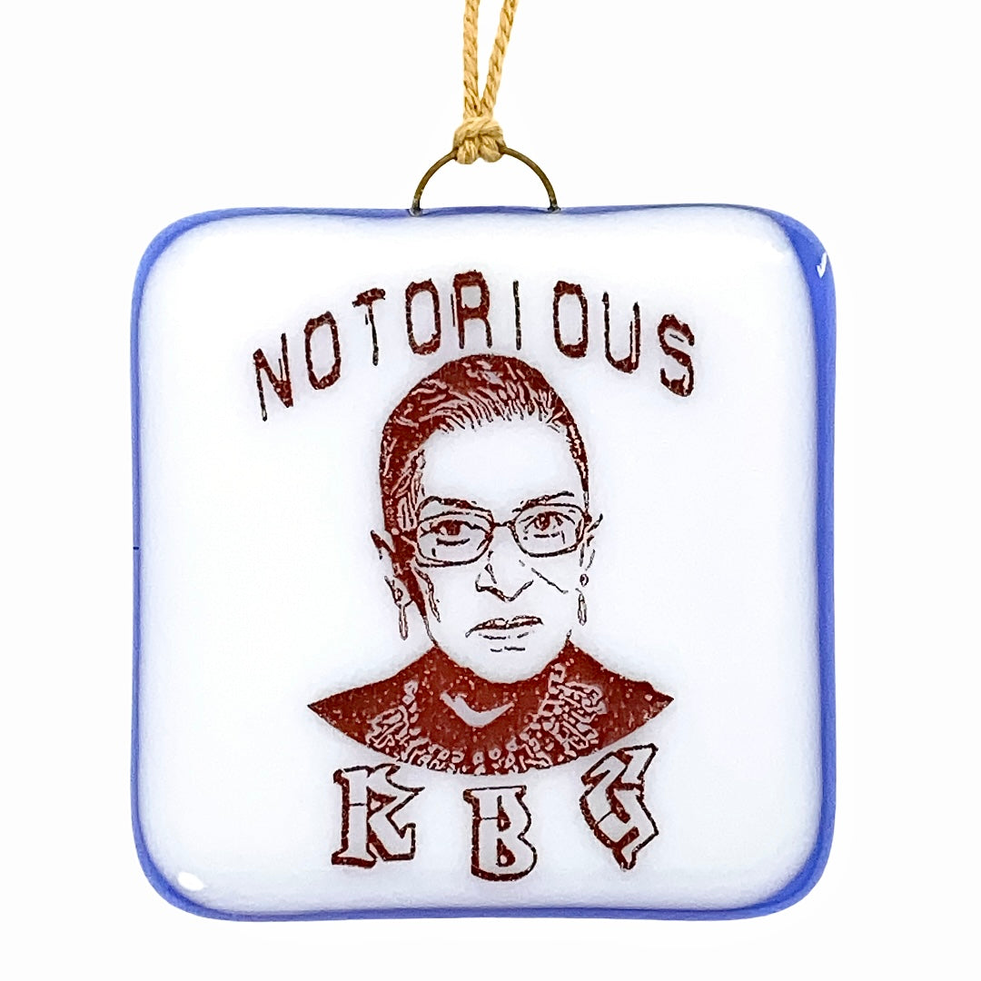 Ruth Bader Ginsburg “Notorious RBG” Ornament