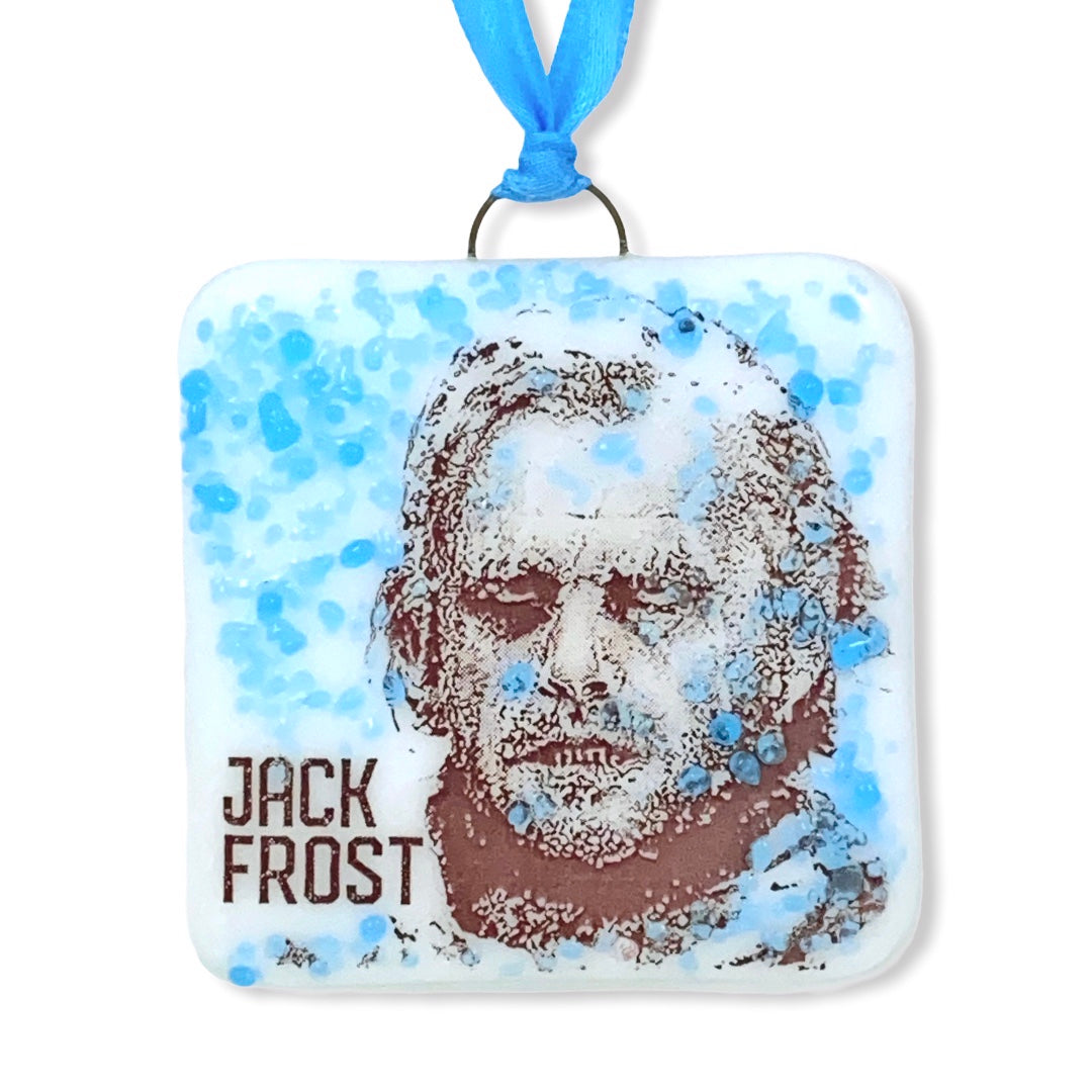 The Shining -  "Jack Frost" Nicholson Ornament - Glass Glitter "Ice" Sprinkles