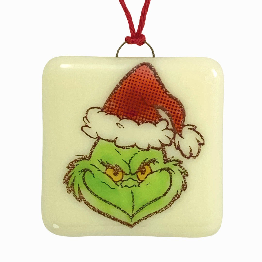 Painted Grinch Ornament
