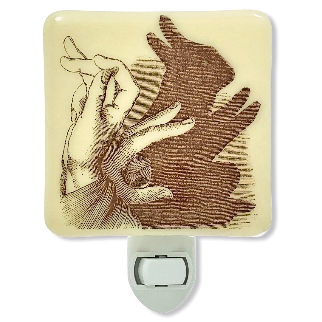 Rabbit Shadow Puppet Night Light