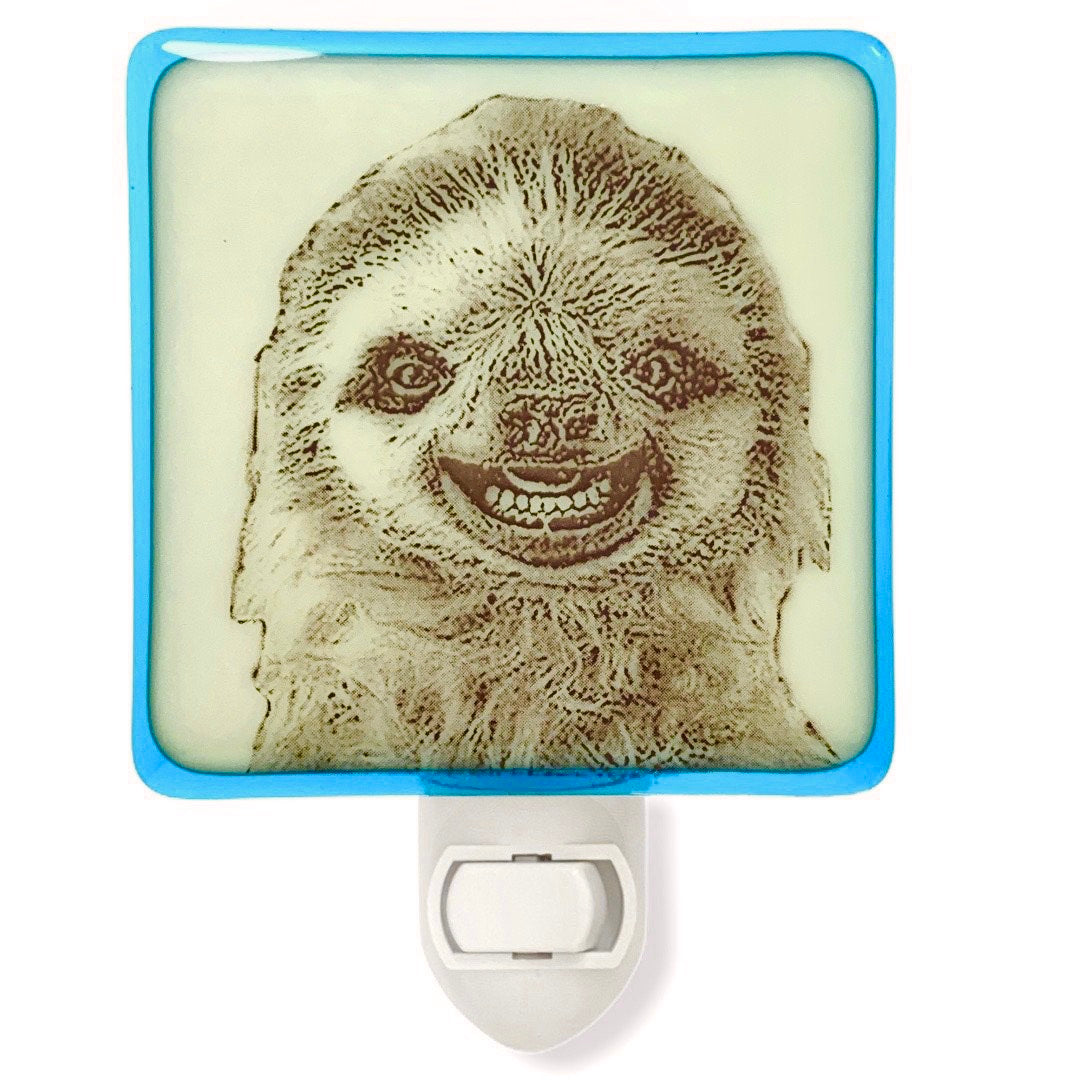 Sloth Baby Smiling Night Light