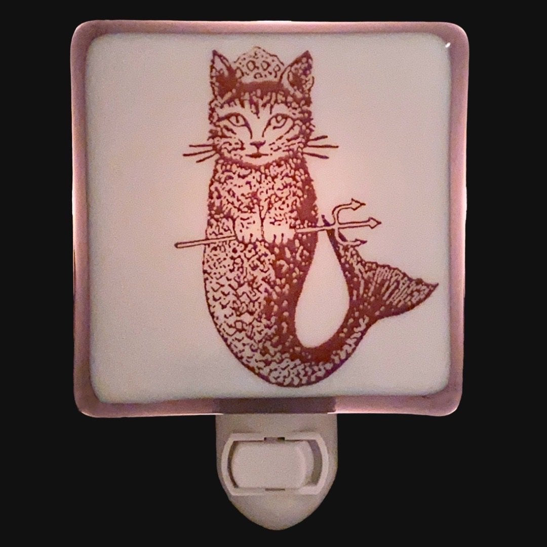 Cat Mermaid "Purr-maid" Night Light