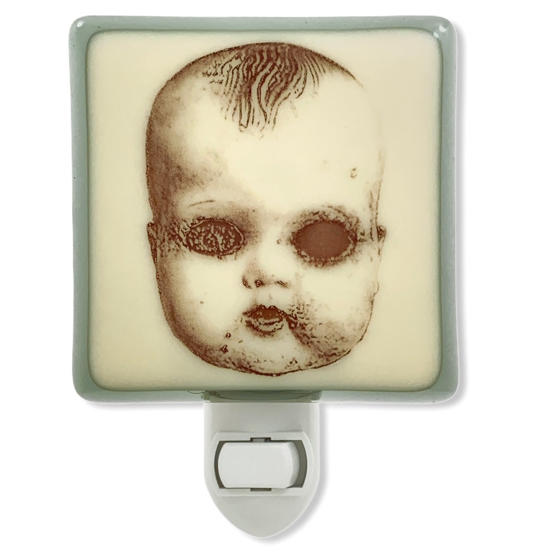 Creepy Doll Head Night Light