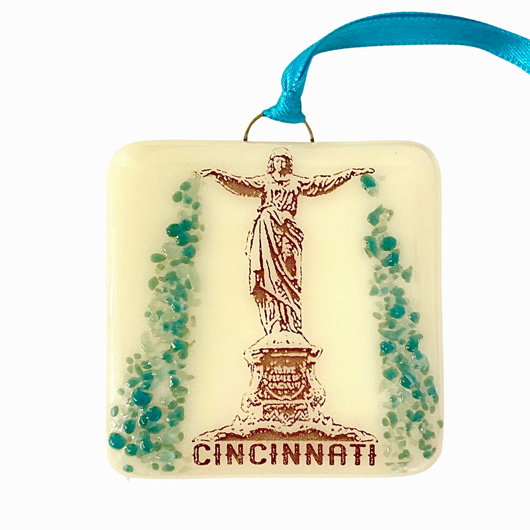 Cincinnati Ohio - Fountain Square Ornament