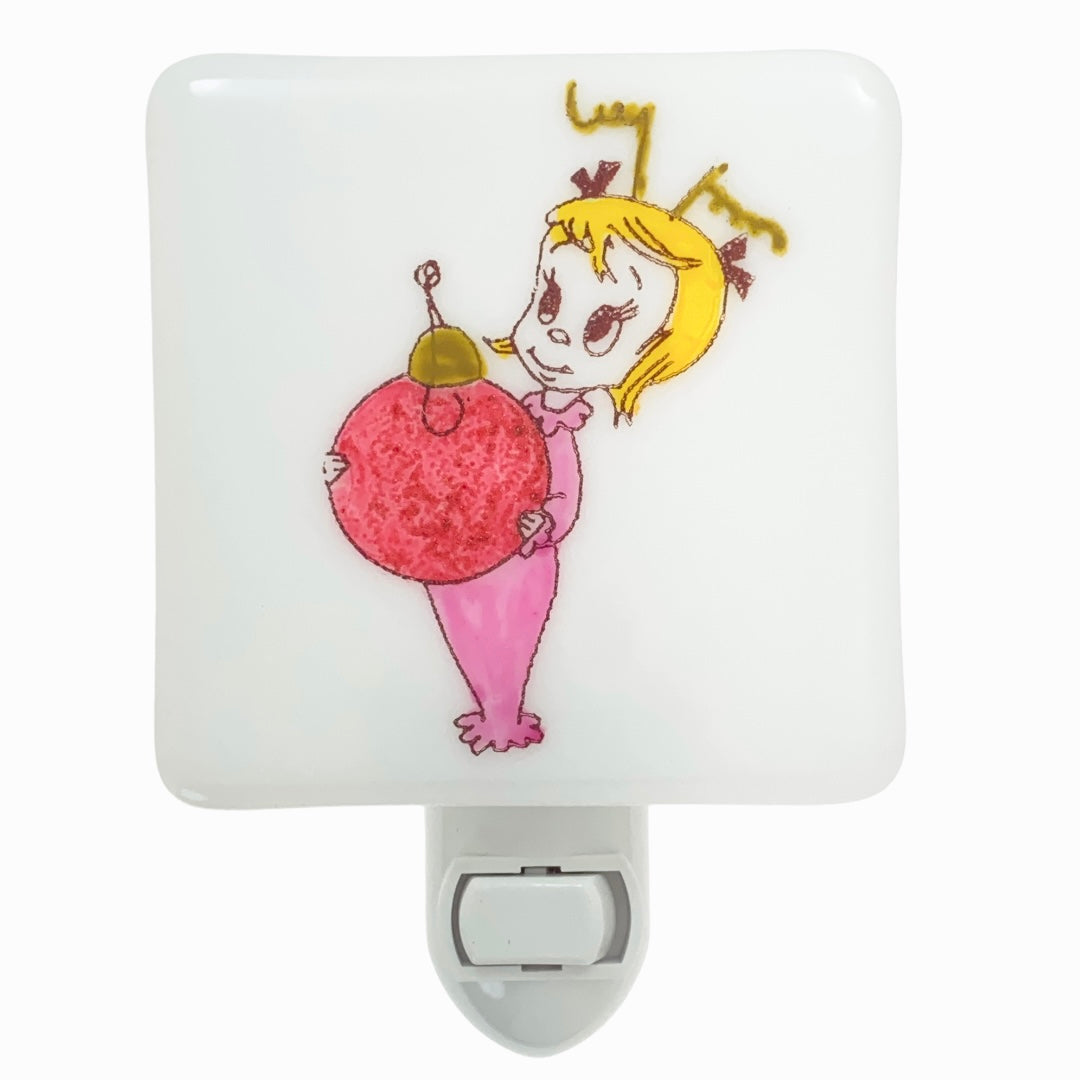 The Grinch - Little Cindy Lou Who Night Light - Hand Painted