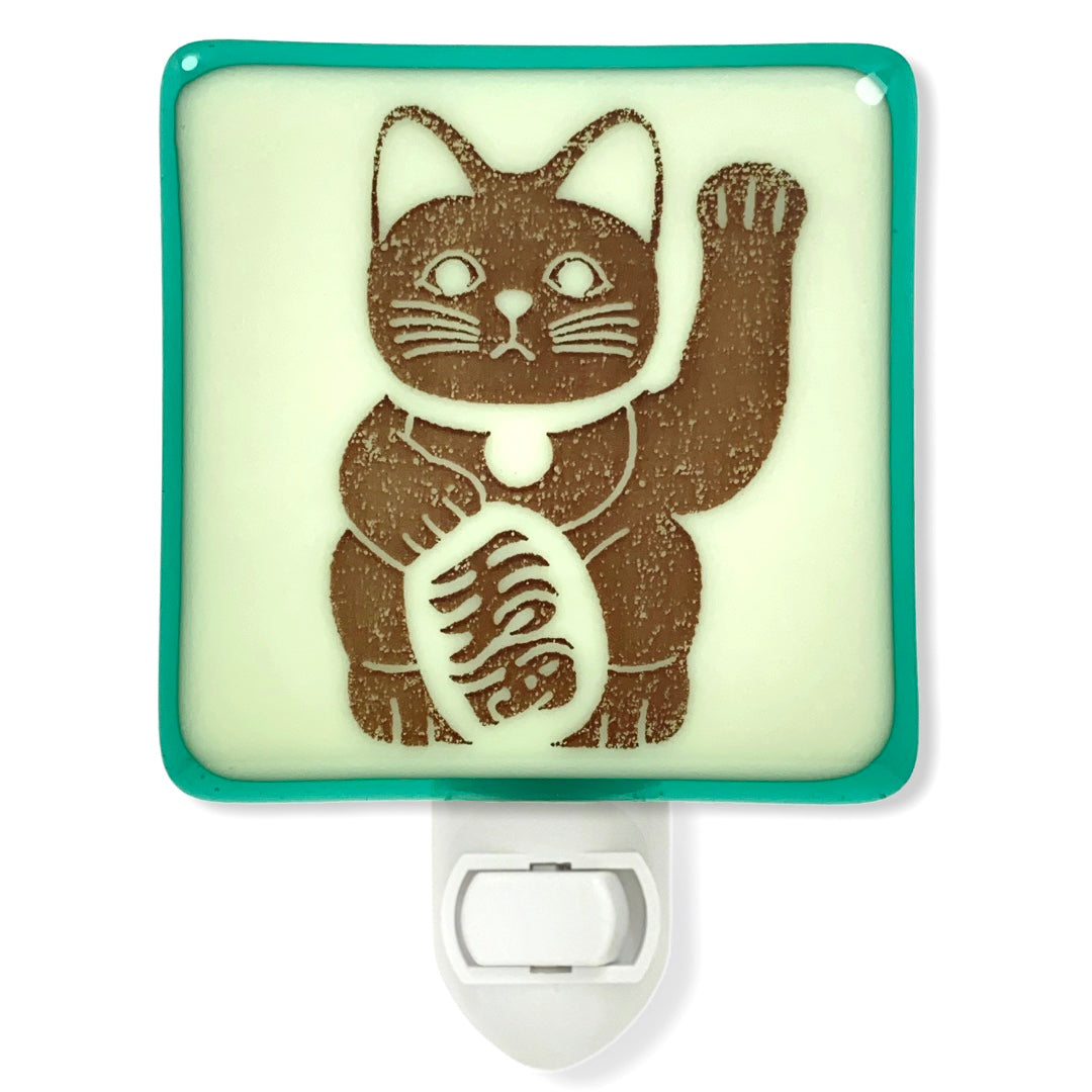 Lucky Cat Maneki Neko Night Light